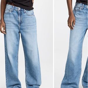 Rag & Bone featherweight wide leg jeans Logan